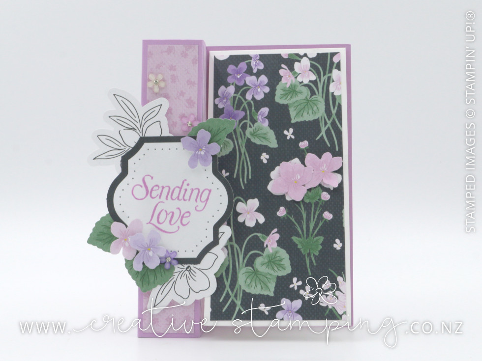 Violet Dreams Pop-Up Fun-Fold Card