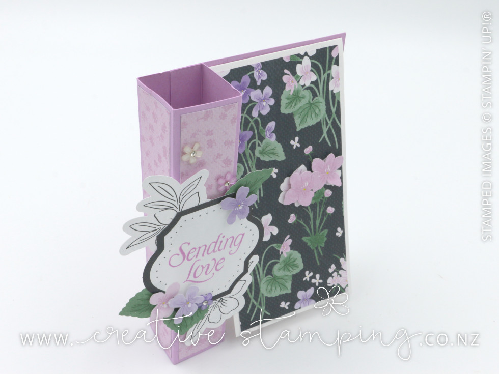 Violet Dreams Pop-Up Fun-Fold Card