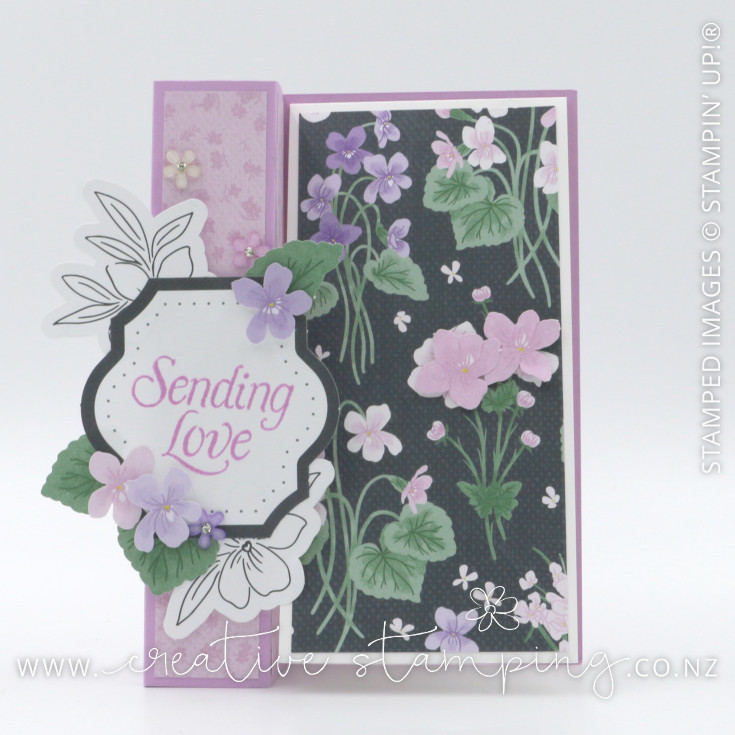 Violet Dreams Pop-Up Fun-Fold Card