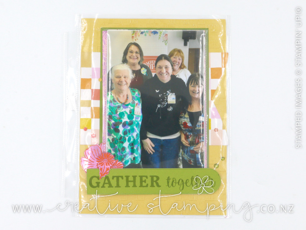 Gather Together 6" x 8" Scrapbooking Layout Gather Together 6" x 8" Scrapbooking Layout