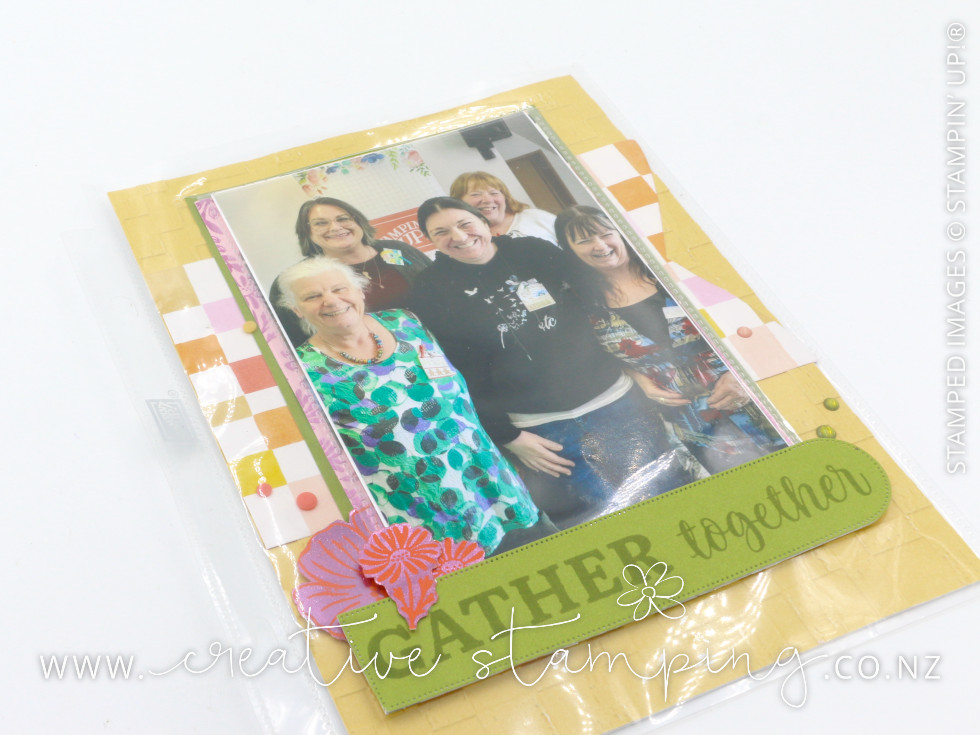 Gather Together 6" x 8" Scrapbooking Layout Gather Together 6" x 8" Scrapbooking Layout