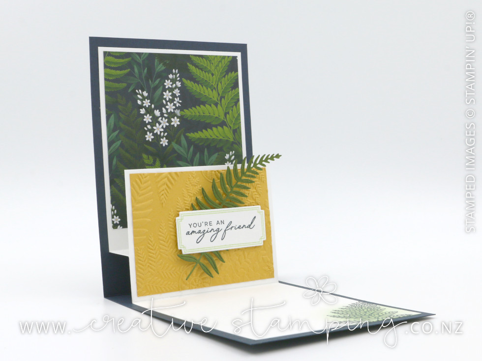 Moonlit Flora Fun Fold Card