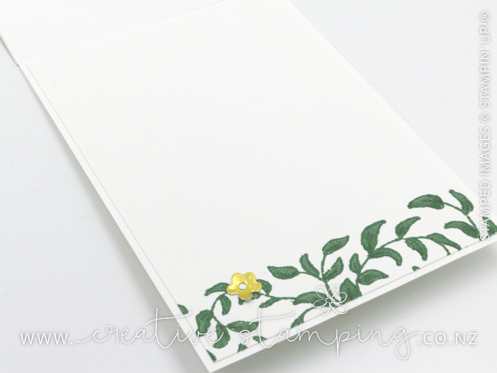 Sweet Foliage Hot Foil Birthday Card