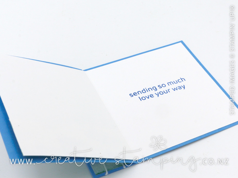 Thinking of You Book-Fold Diagonal Easel Card