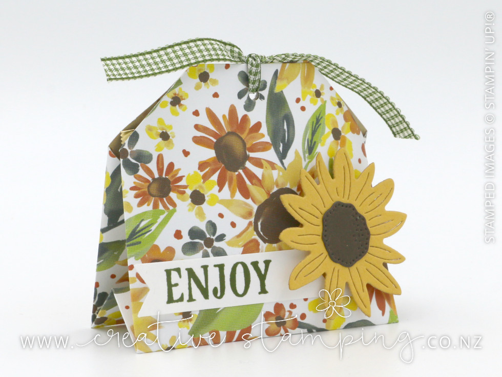Sunflower Fields Folded Gift Pouch