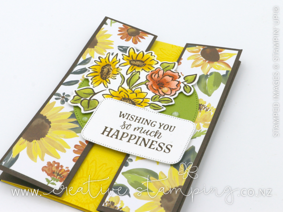 Radiant Sunflowers Tucked Gatefold Card Radiant Sunflowers Tucked Gatefold Card