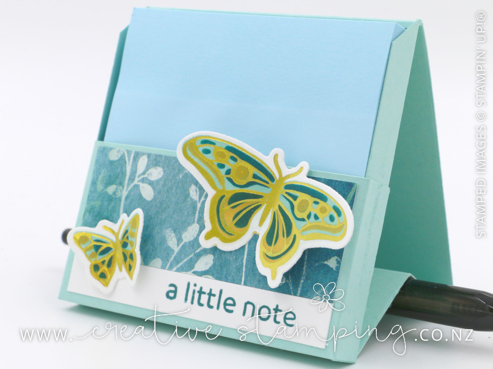 Buttefly Flight Sticky Note Holder