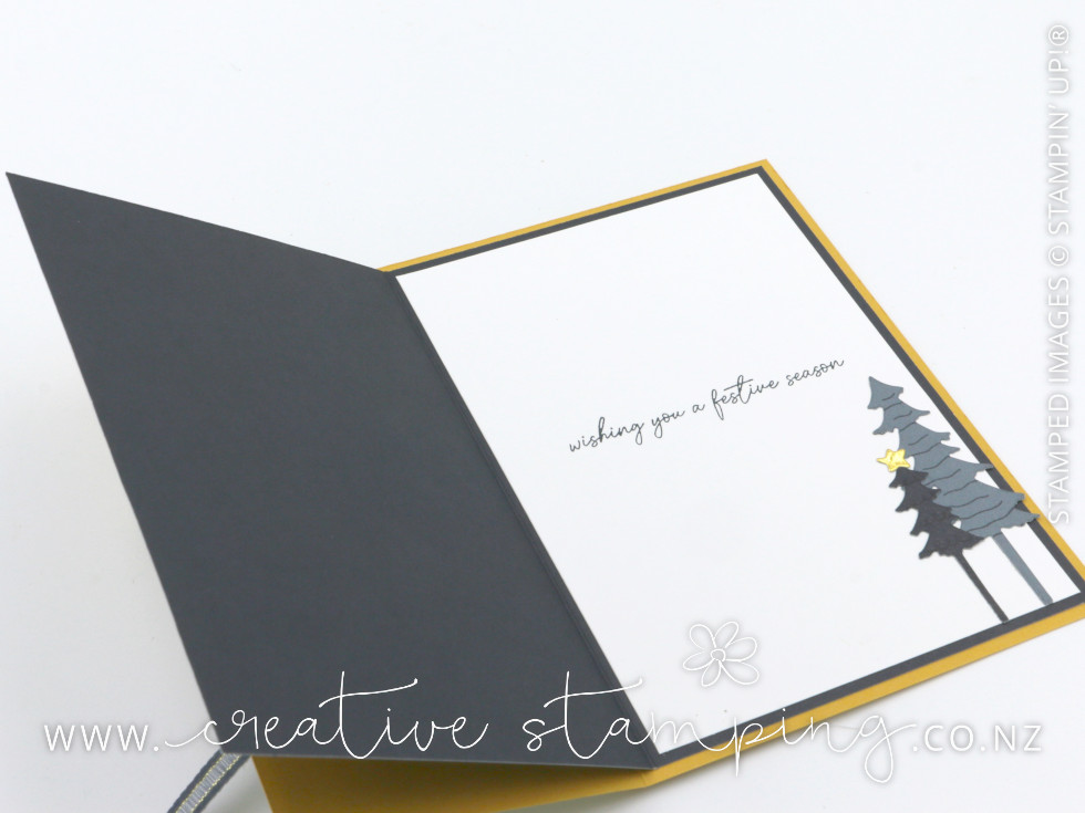 Holly Jolly Branches Double Layer Fun-Fold Christmas Card