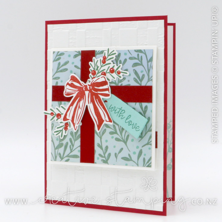 All Wrapped Up Christmas Card with Gift Card Pocket