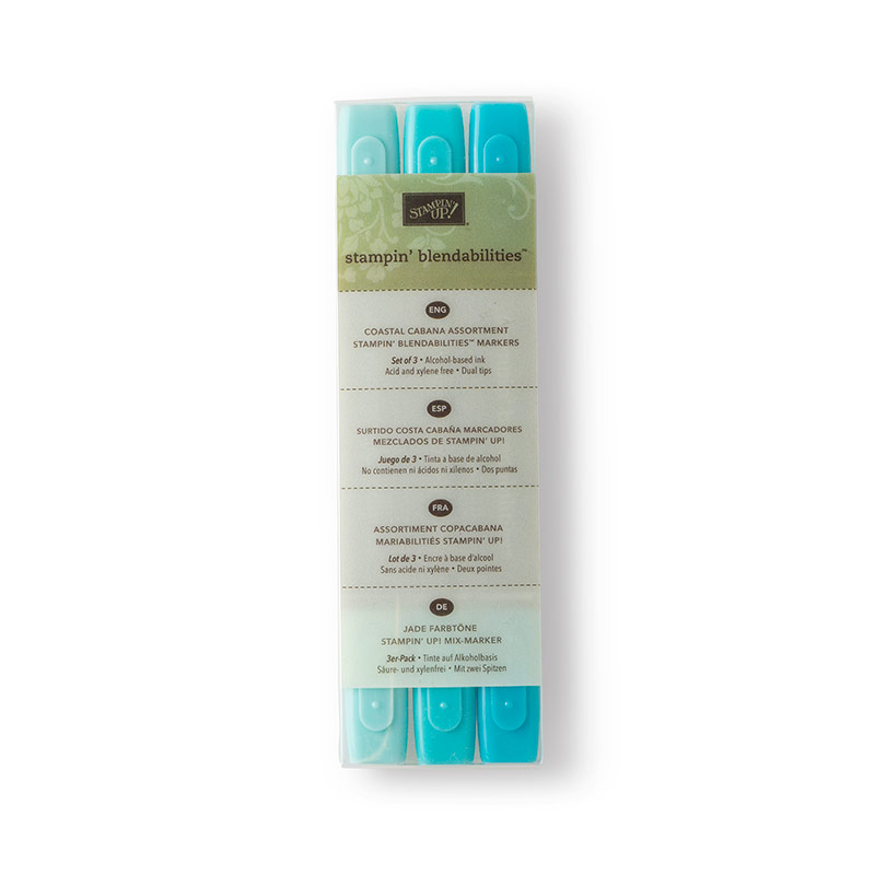Coastal Cabana Stampin' Blendabilties