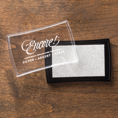 Silver Metallic Encore Stamp Pad