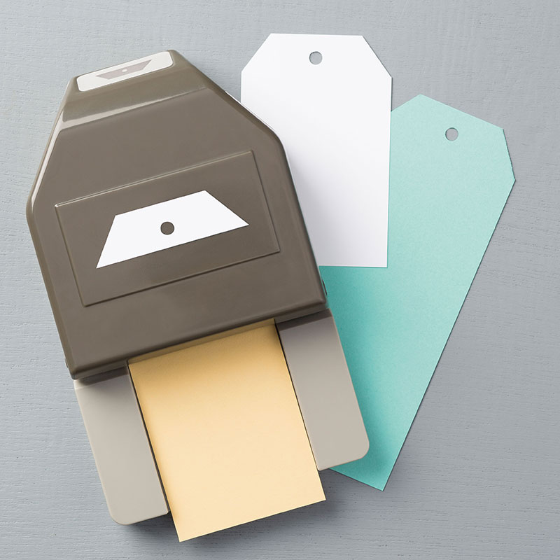 Angled Tag Topper Punch