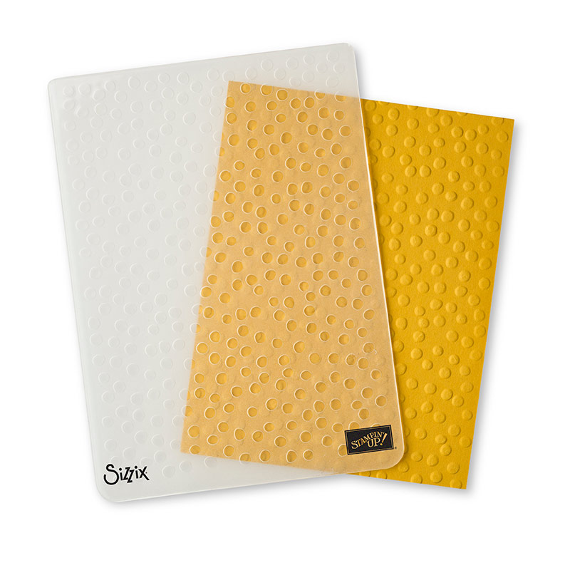 Decorative Dot Textured Impressions Embossing Folder