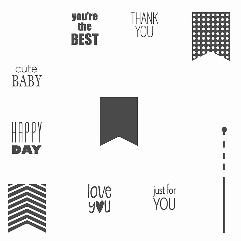 Banner Banter Stamp Set