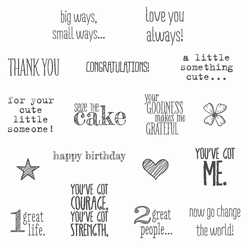 Something to Say stamp set