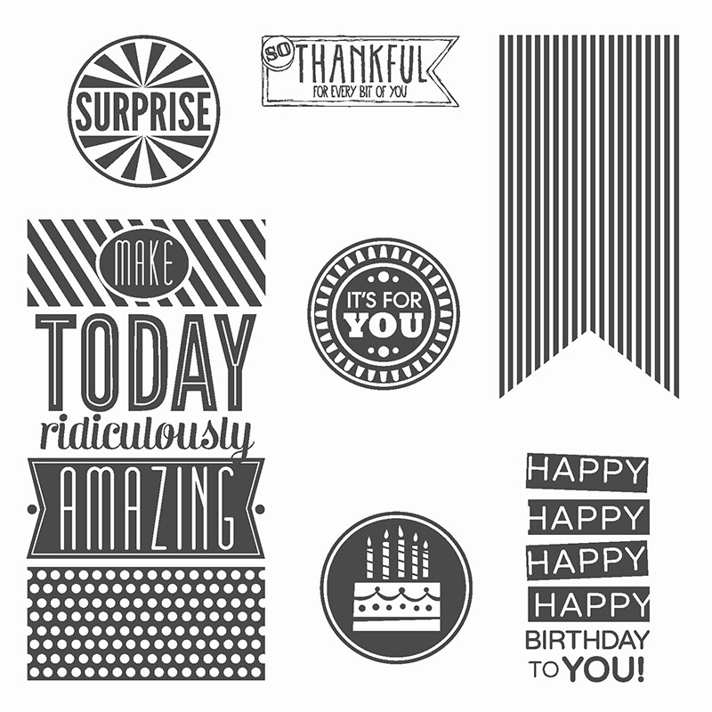Amazing Birthday stamp set