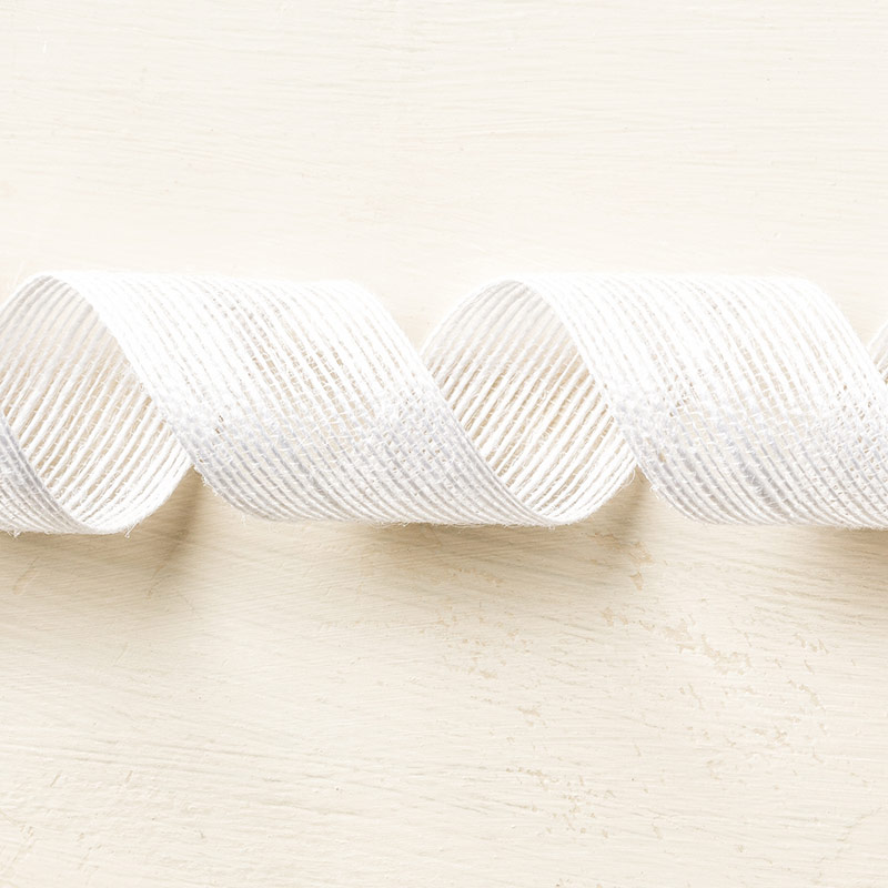 White Jute Ribbon
