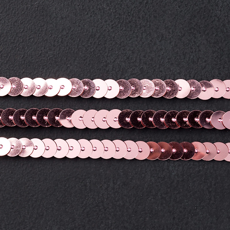 Blushing Bride Sequin Trim