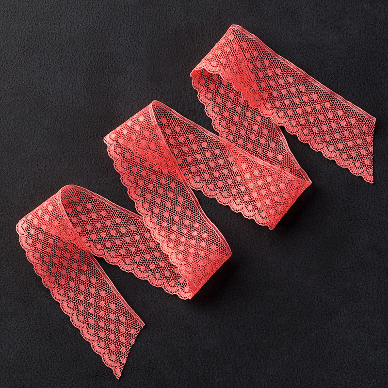 Watermelon Wonder 1" Dotted Lace Trim