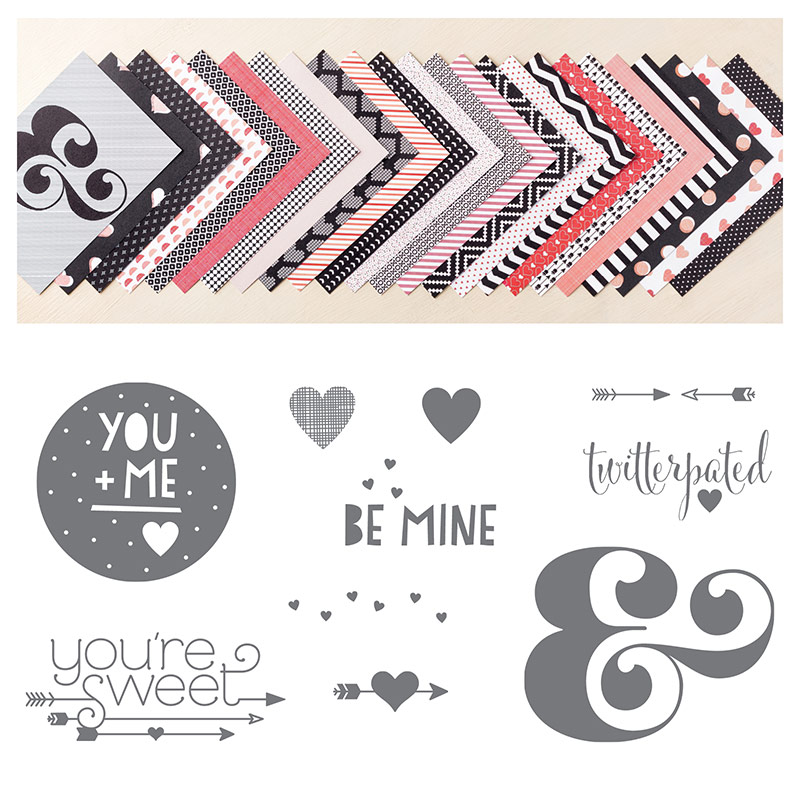 BUNDLE & SAVE 15%: You Plus Me stamp set + Stacked with Love Designer Series Paper Stack
