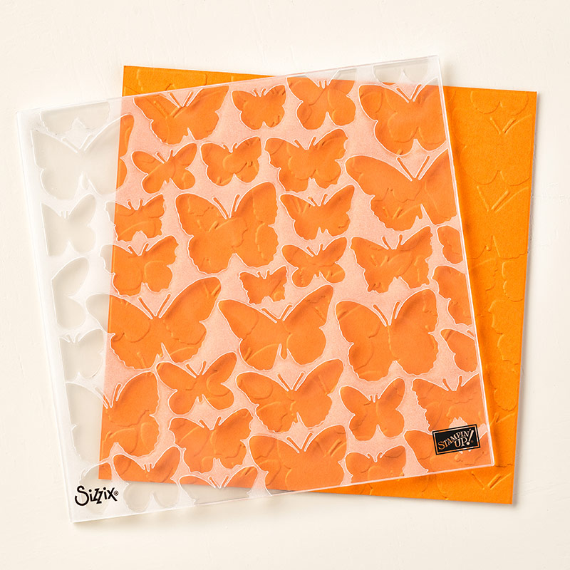 Fluttering Textured Impressions Embossing Folder