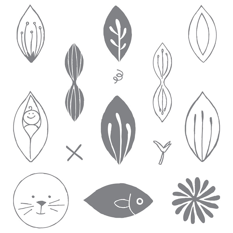 Friends & Flowers Stamp Set