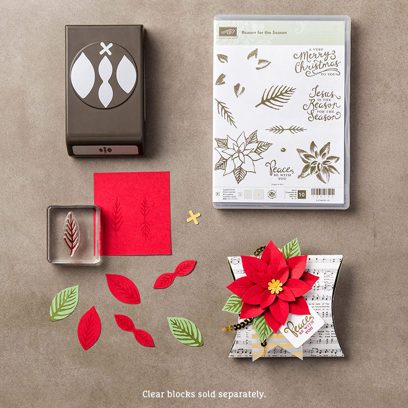 Reason for the Season Photopolymer Stamp Set + Festive Flower Builder Punch Bundle