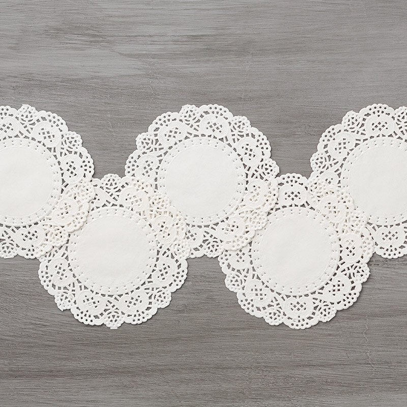 Delicate White Doilies