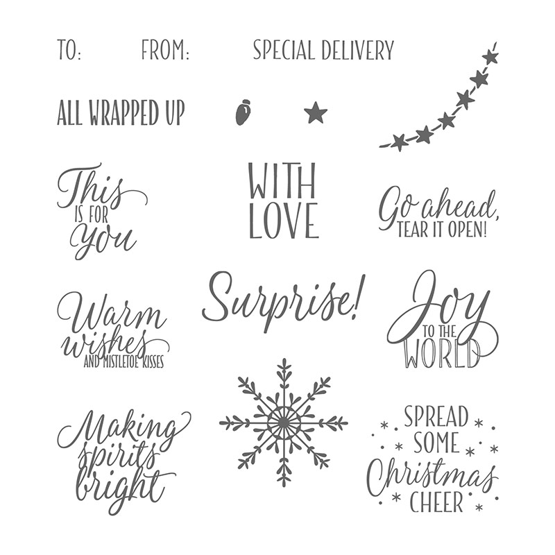 Tin of Tags Photopolymer Stamp Set