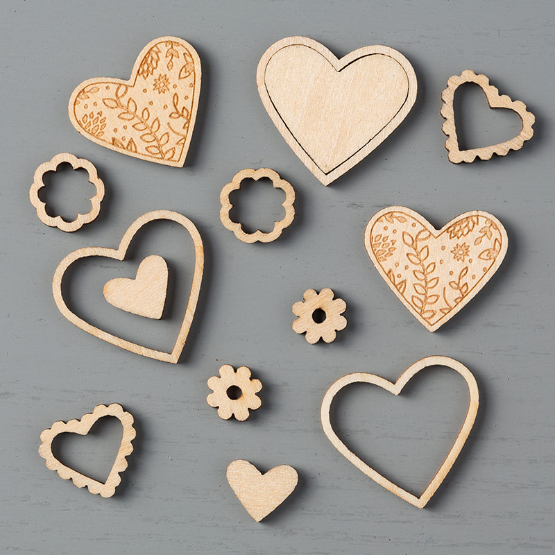Sending Love Embellishments