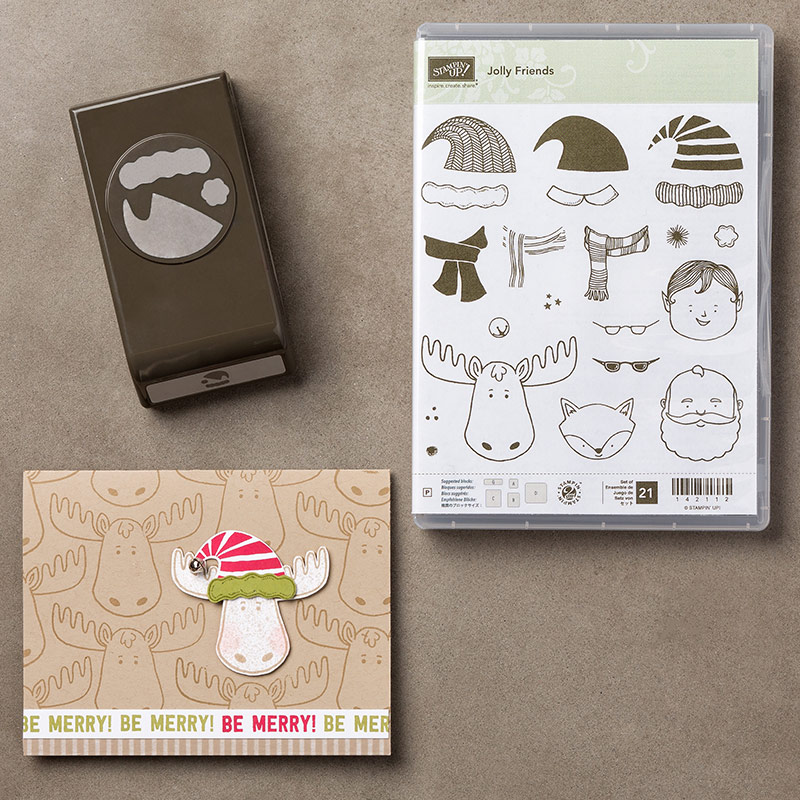 Jolly Friends Stamp Set + Jolly Hat Builder Punch Bundle