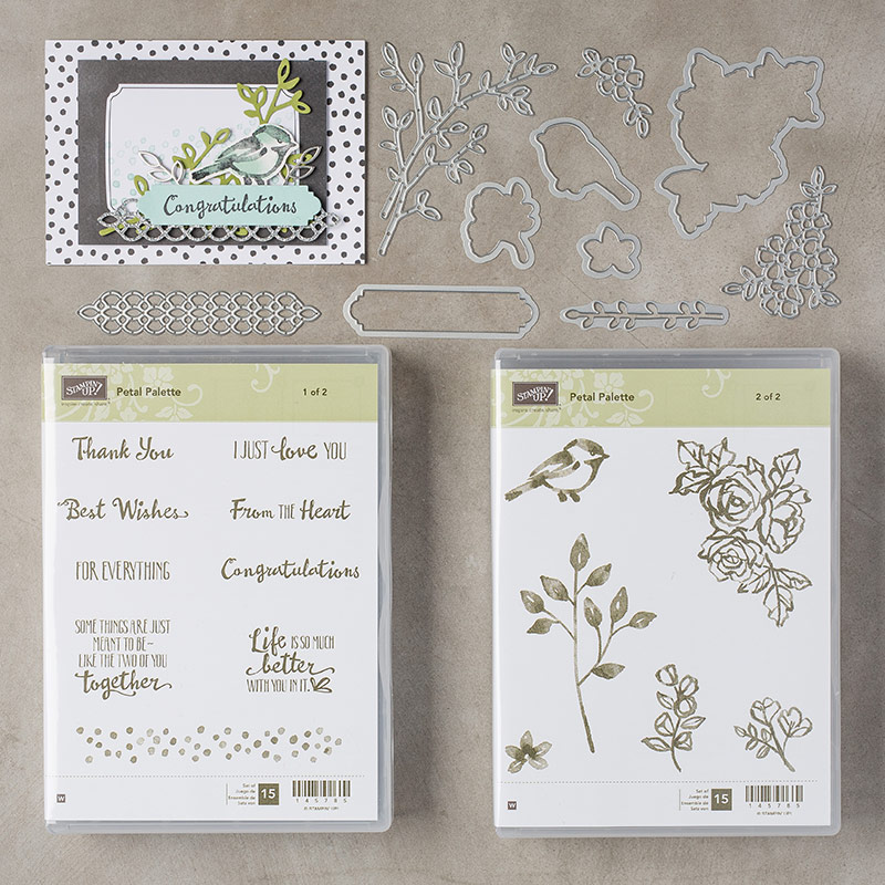 Petal Palette Stamp Set + Petals & More Thinlits Dies