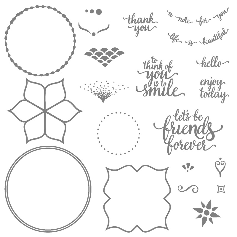 Eastern Beauty Photopolymer Stamp Set