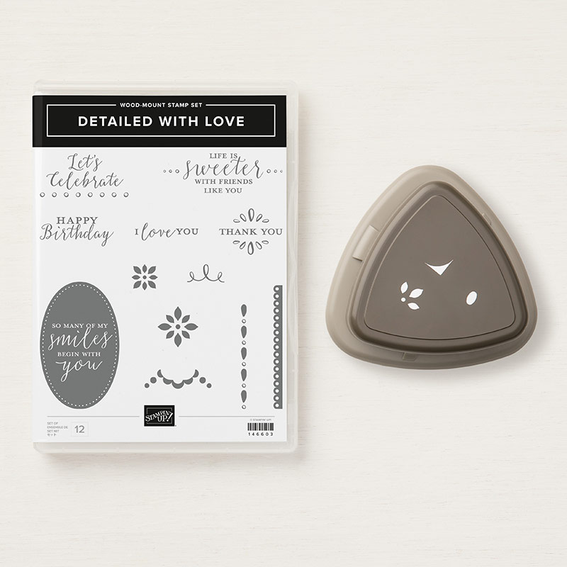 Detailed With Love Stamp Set + Detailed Trio Punch Bundle