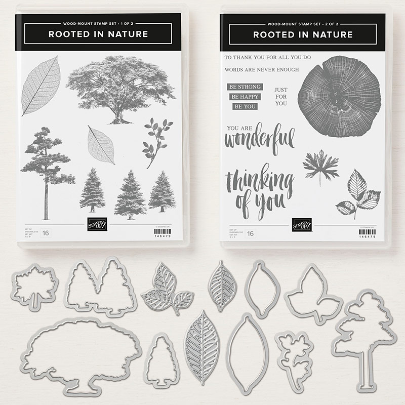 Rooted in Nature Stamp Set + Nature's Roots Framelits Dies Bundle