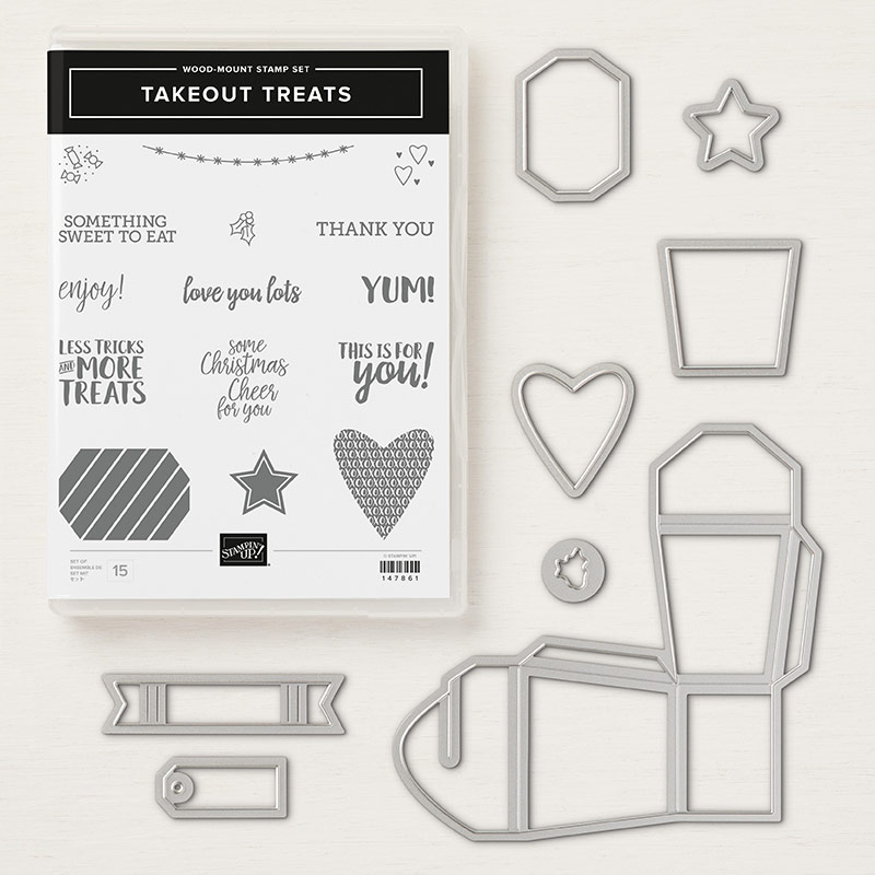 Takeout Treats Stamp Set + Takeout Thinlits Dies Bundle