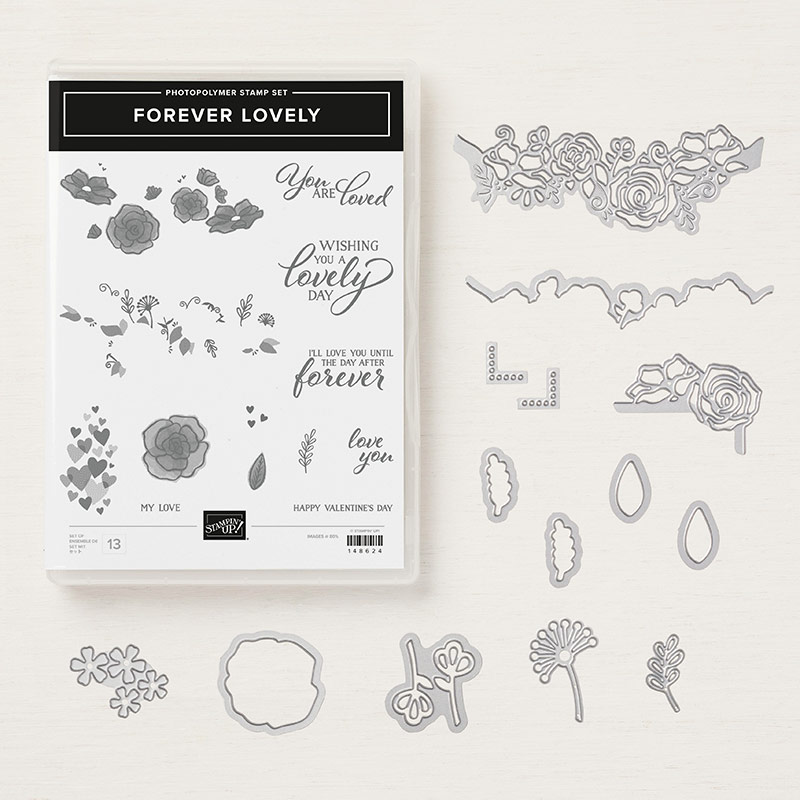 Forever Lovely Stamp Set + Lovely Flowers Edgelits Dies