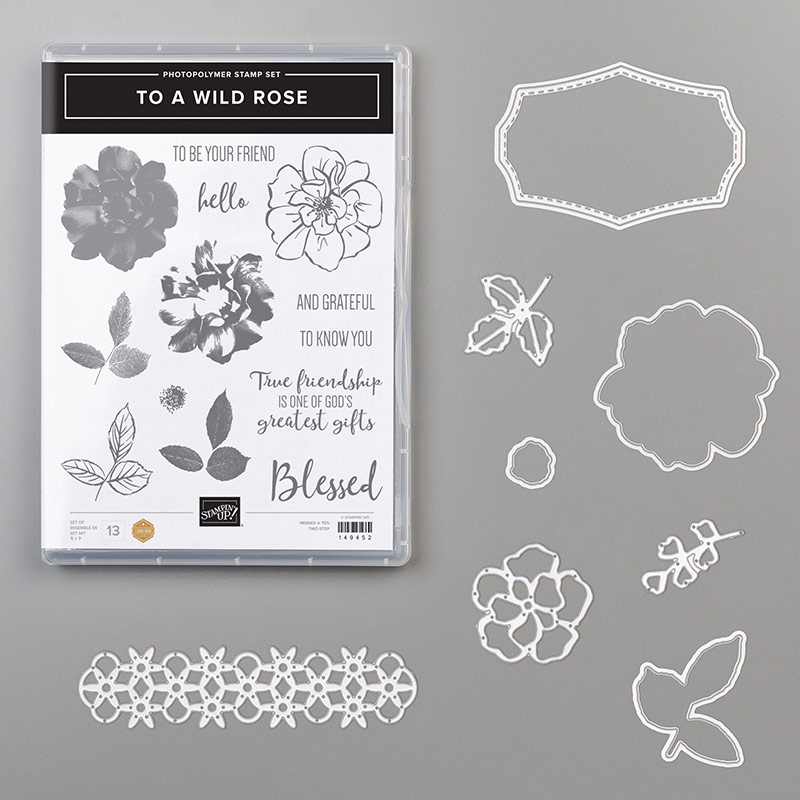 To A Wild Rose Stamp Set + Wild Rose Dies Bundle