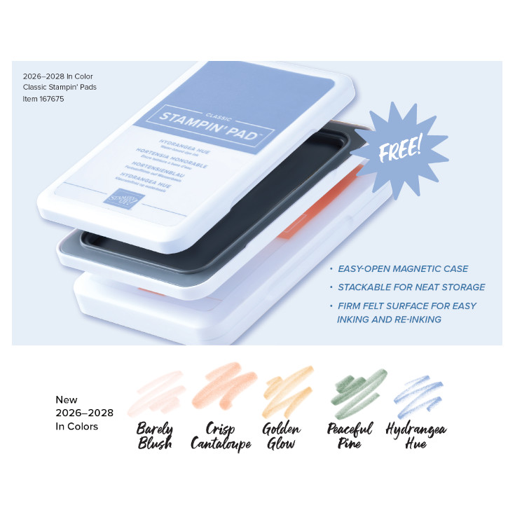 Starter Kit Offer  |  Get the 2026-2028 In Color&trade; Stamp Pads for FREE!