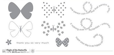Flight of the Butterfly stamp set
