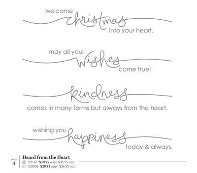 Heard From The Heart stamp set