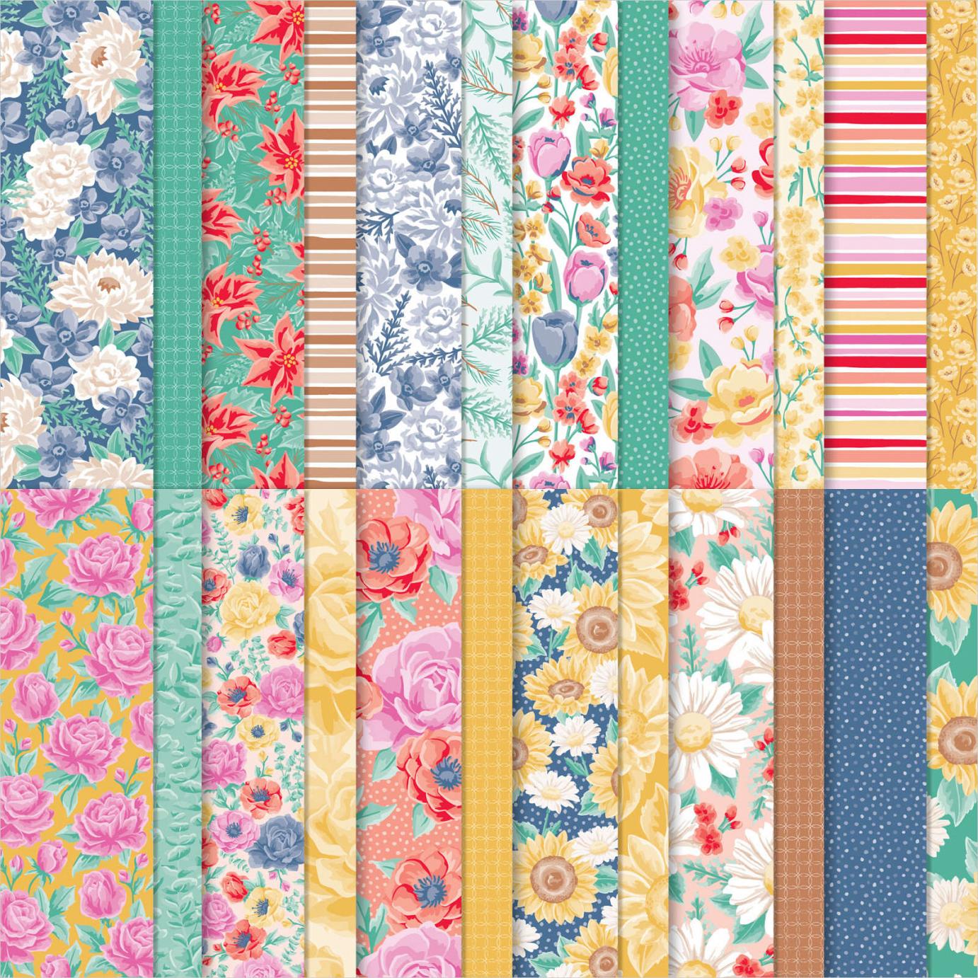 Flowers for Every Season 6" x 6" Designer Series Paper  |  Image &copy; 2020 Stampin' Up!