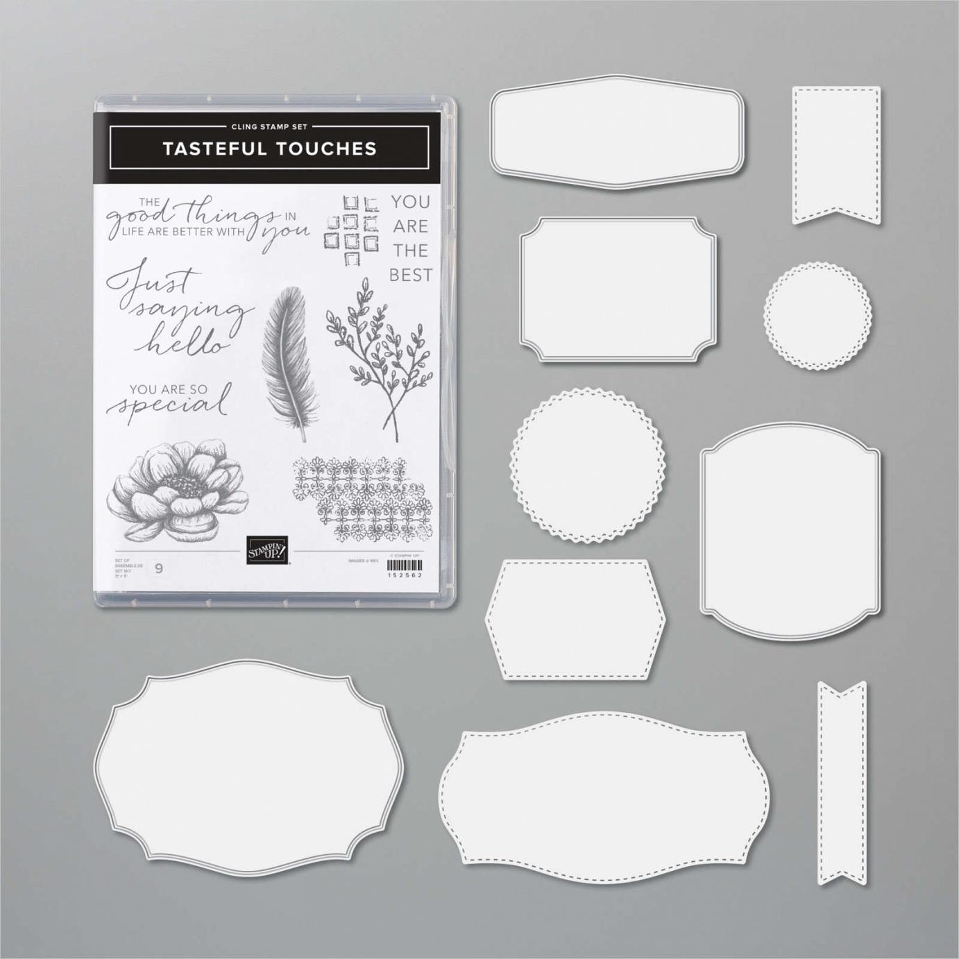 Tasteful Touches Stamp Set + Tasteful Labels Dies Bundle | Image © 2020 Stampin' Up!