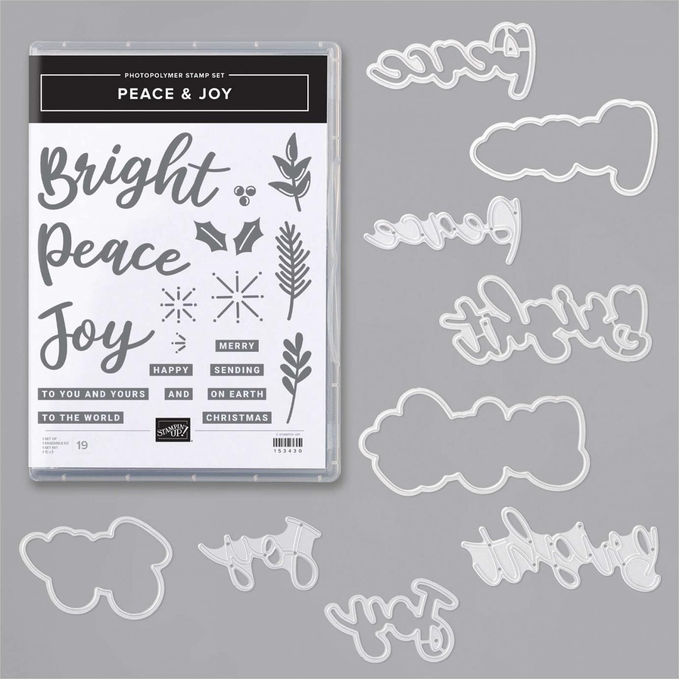 Peace & Joy Stamp Set + Joy Dies Bundle | Image © 2020 Stampin' Up!