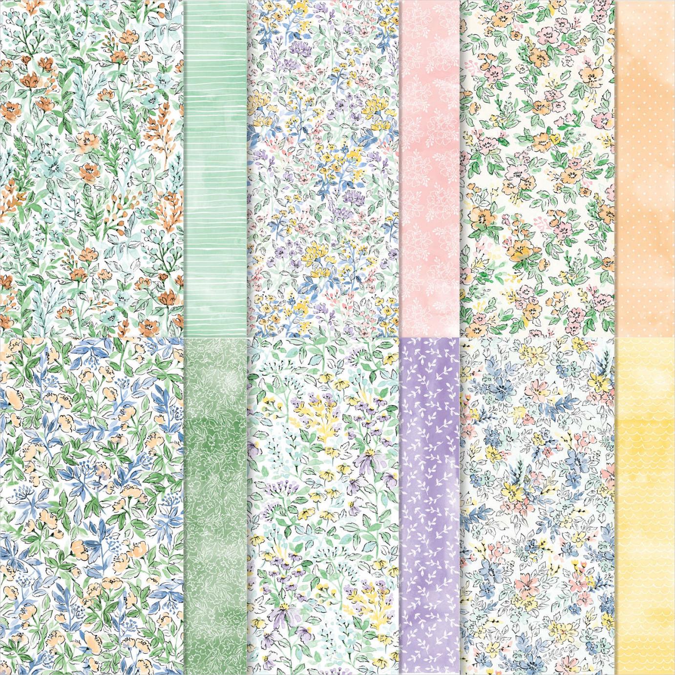 Hand-Penned 12" x 12" Designer Series Paper  |  Image &copy; 2021 Stampin' Up!