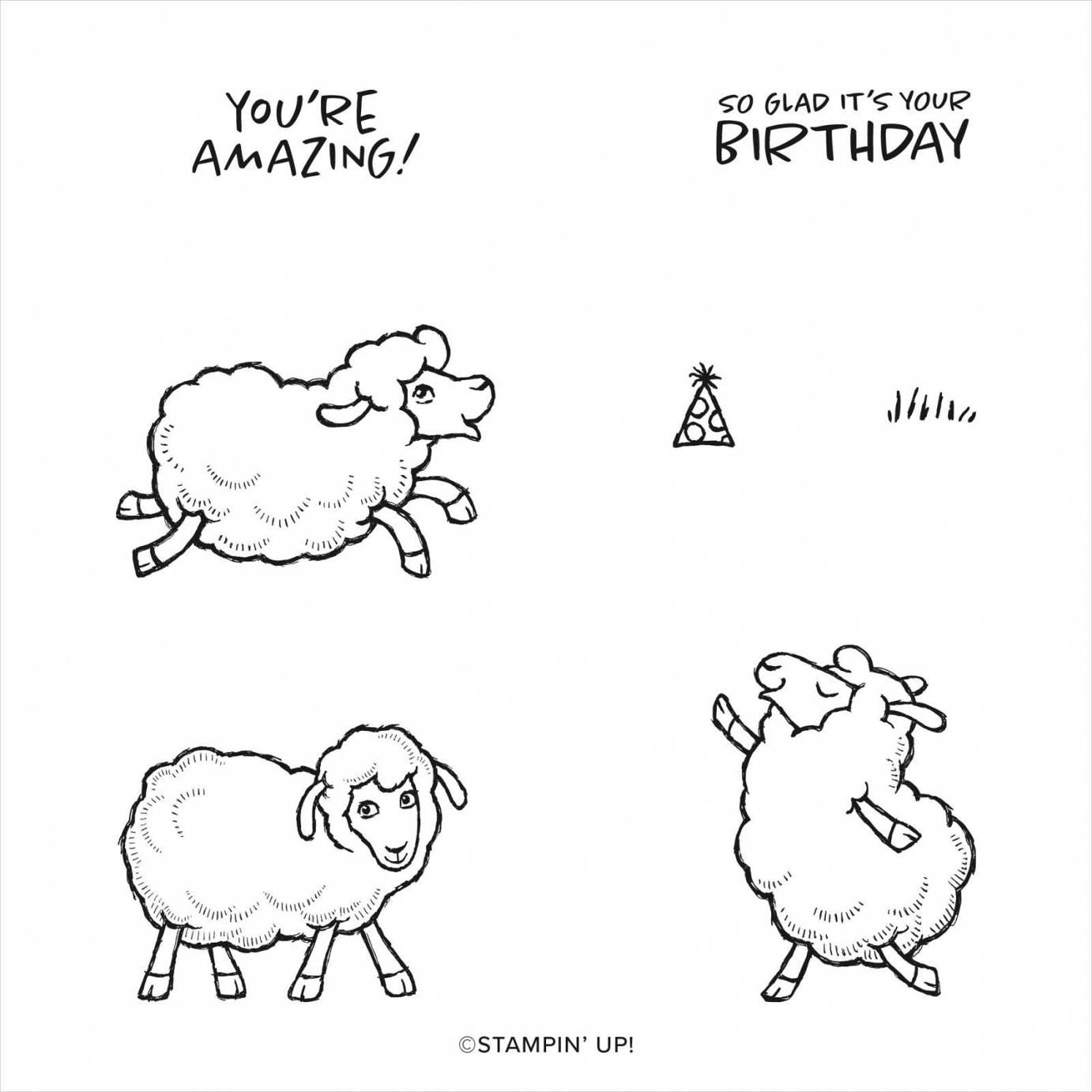 Counting Sheep Stamp Set  |  Image &copy; 2021 Stampin' Up!