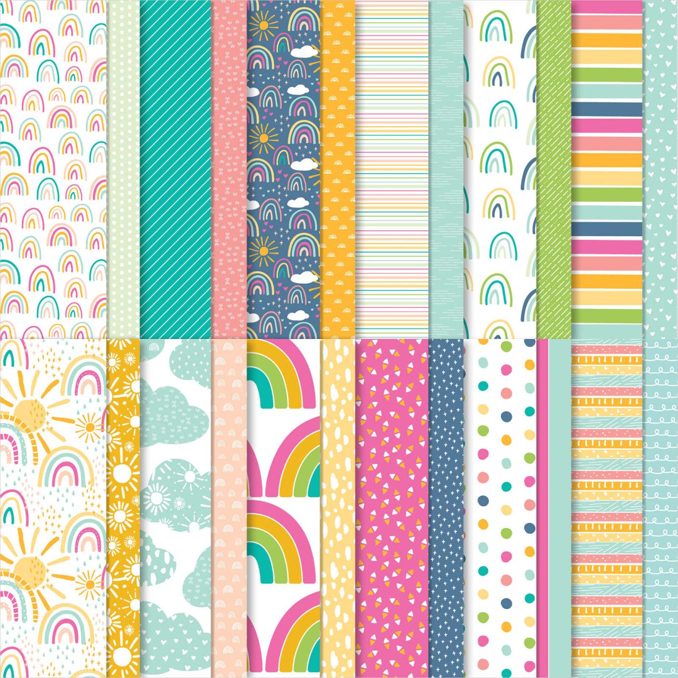Sunshine & Rainbows 6" x 6" Designer Series Paper  |  Image &copy; 2022 Stampin' Up!