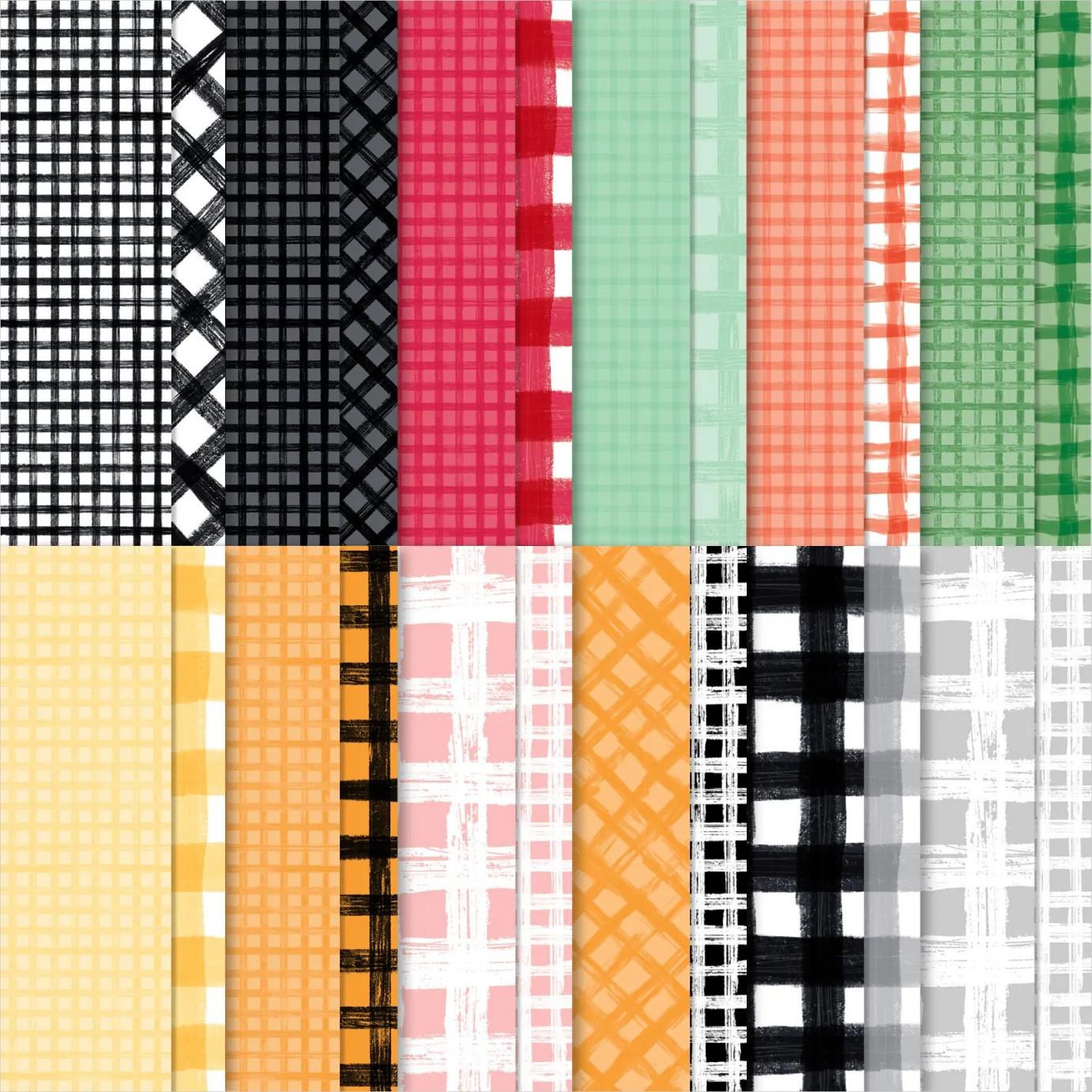 Gingham Cottage 12" x 12" Designer Series Paper  |  Image &copy; 2022 Stampin' Up!