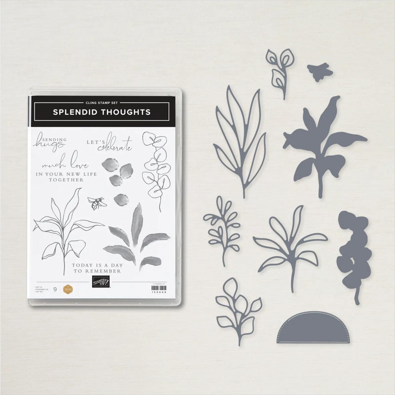 Splendid Thoughts Stamp Set + Splendid Stems Dies Bundle  |  Image &copy; 2022 Stampin' Up!