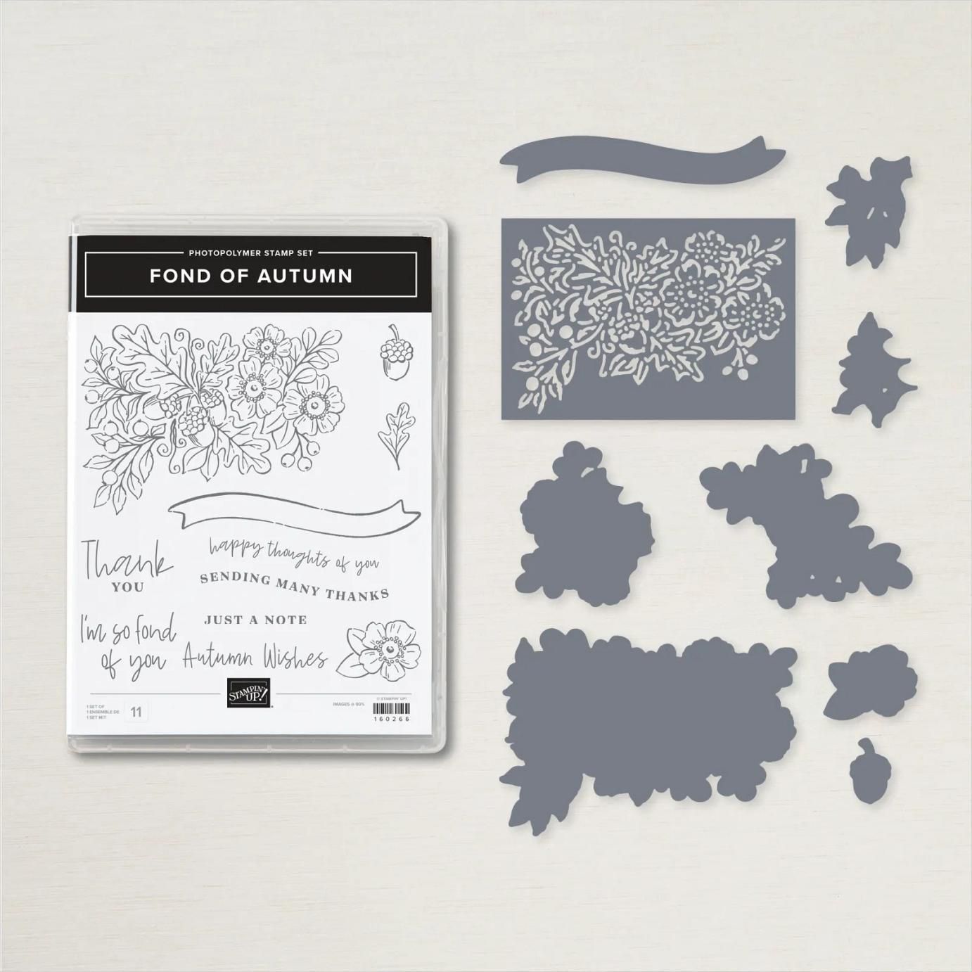 Font of Autumn Stamp Set + Autumn Bouquet Dies | Image © 2022 Stampin' Up! Font of Autumn Stamp Set + Autumn Bouquet Dies | Image © 2022 Stampin' Up!